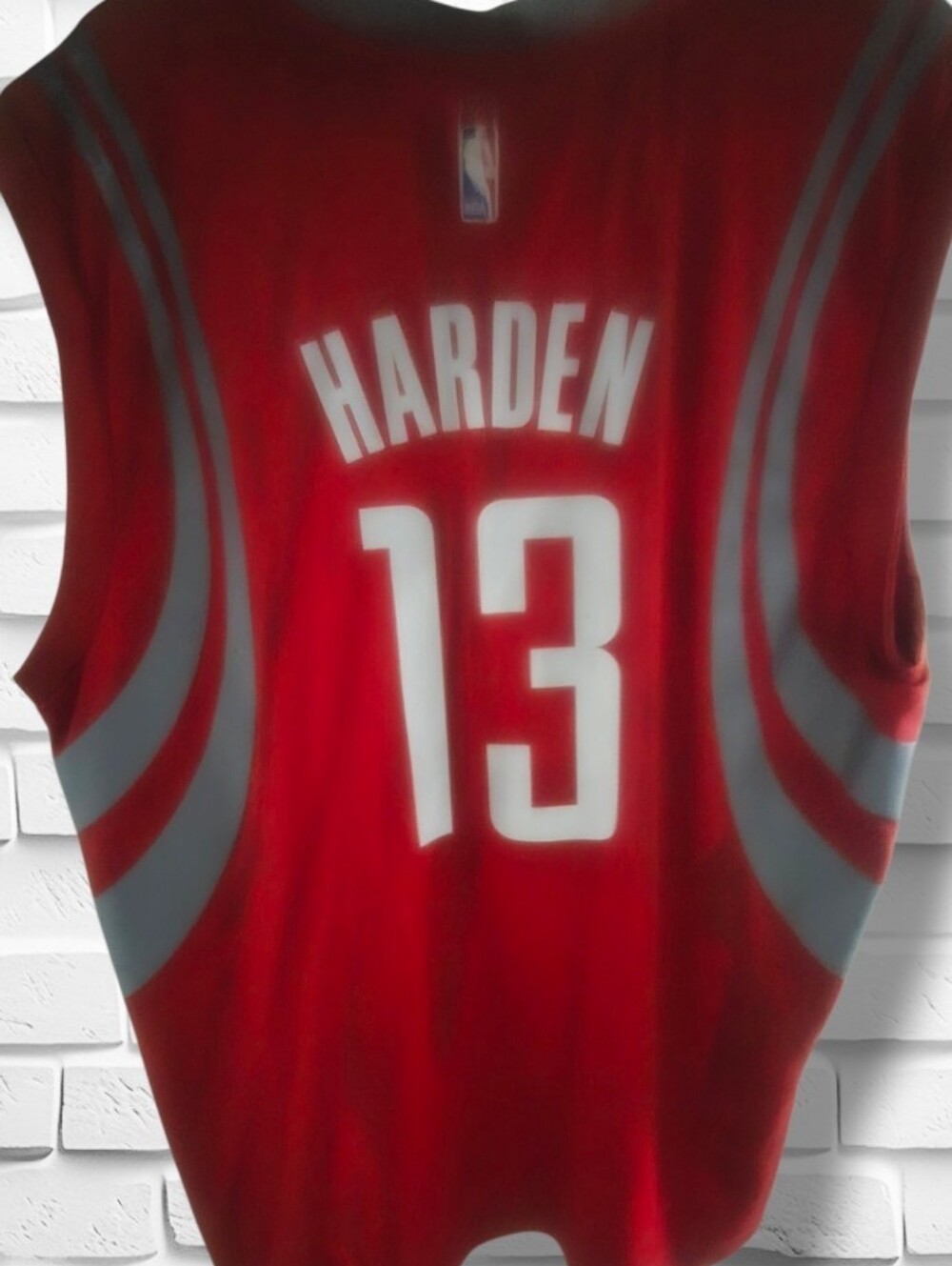 Adidas Houston Rockets James Harden #13 Jersey - Men's Large - Red Road NBA
